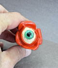 Pez Pyschedelic Flower Red With Powder Blue 2 6 Austria Stem Clean Dispenser