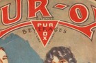 C1925 Ad Hand Fan For Pur-ox Beverages - Made In Allentown  Pa