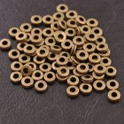 New 100pcs Round Spacer Charm Beads 6mm Tibetan Silver Loose Bead Jewelry Making