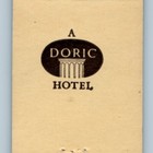 Matchcover Bellingham Hotel Washington 20 Strike Lion Match Mbc3c