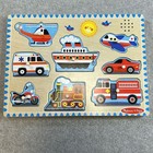 Melissa   Doug Wooden Light-activated Sound Puzzle 2-pack Farm And Vehicles