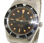 Vintage Rolex 38mm Submariner 5508 Tropical Gilt Dial Circa 1959 Serviced 05 25