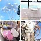 Clear Bobo Balloons 40 Pieces  4 Sizes Transparent Bubble Balloon different S   