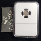Us 1853 3c Silver Three Cent Piece Coin W  0 55 In 14 Mm Slab Snap Holder