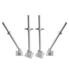 Gaeaauto 4 Pack Scaffold Swivel Screw Jack Solid Stem Adjustable Leveling 