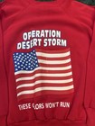 Vintage Operation Desert Storm Sweatshirt Xl Made In Usa Gulf War Patriotic Flag