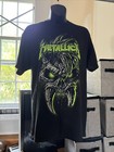Metallica Wolf Heavy Metal Punk Rock Band Black W  Graphics T-shirt Mens Medium 