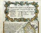 Northumberland  Newcastle  By Emanuel Bowen C1720 Genuine Antique Engraved Map