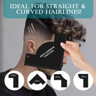 Enhancement Card For Barbers With Measurement Indicators  Reusable Black