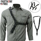 New Tactical One Single Point Sling Strap Bungee Rifle Gun Sling With Qd Buckle