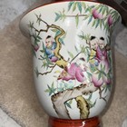14  Chinese Qianlong Porcelain Longevity Vase Children Peaches Bottle Vase