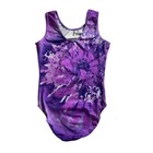 Gk Elite Simone Biles Signature Gymnastics Leotard Purple Adult L Xl