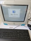 Vintage Apple Imac G3 M4984 Bondi Teal Sound  tested video 