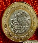 2026 Fifa Word Cup Mexico 20 Pesos  Bi-metal  Jaguar   One Pc  1 