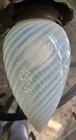 Antique 20s Lightolier After Sunset Pendant Fixture Opaline Swirl Glass Shade