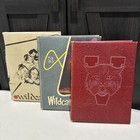 Wildcat Echo Las Vegas High School  Nevada Yearbook  3  Lot 1951-52  1953   1954