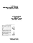 John Deere Tm1602 744h  744h Mh Wheel Loader Operation   Test Technical Manual