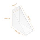 8pcs Corner Protectors 28x82mm Plastic Right Angle Corner Guards Cushion  White