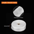 2pcs Fiberglass Cloth Tape 30m 33 Yard x25mmx0 15mm Mesh Fiber Insulation Tape