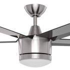 Home Decorators Merwry 52 In  Led Brushed Nickel Ceiling Fan  Light   Remote Kit