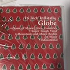 Vintage 16 Inch Inflatable Vinyl Ball Globe Educational World Map No  9260