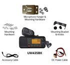 Uniden Um435bk Fixed Mount Vhf Oceanus Black Submersible Marine Radio Brand New