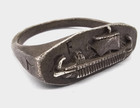 200 Ad Ancient Roman Legionary Silver Ring Ship Legion X Fretensis Artifact