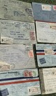 12 Uruguay Postal History Covers 1945 Registered Airmail Commercial Mail Lot