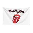 The Rolling Stones Rock Band Fabric Tapestry Wall Art Hanging Flag Banner 3x5ft