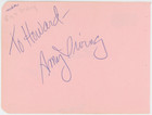 Mel Brooks   Amy Irving Autographed Signed Album Page Beckett Bas 29312