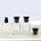 4pcs - Empty Refillable Travel Glass Perfume Bottle With Spray Atomizer 30 Ml