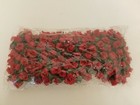 Lot 144 Pcs Red Artificial Rosebuds Roses Flowers 16mm 5 8  5 8 Inch On Stem