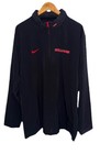 Nike Uga Georgia Bulldogs Team Issue Pe Sideline Half-zip Jacket Black Mens Xl