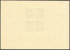 Mh 1937 German Imperforate Souvenir Sheet  Scott  b103 
