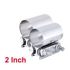 2 Inch T304 Stainless Steel Butt Joint Band Exhaust Clamp Sleeve Coupler
