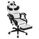 Ergonomic Computer Gaming Chair W  Massage Lumbar Support   Footrest  Office Use