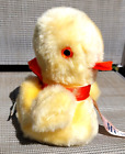 Vtg 1960s 7  Duck   Chick  Yellow Mary Meyer Plush Wind Up Musical Stuffed Baby