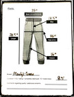 Moodys Goose Womens 11 12 Vtg 70s 80s Wide Leg Gaucho Boho Denim Jorts Shorts