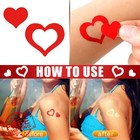 Fainne 400 Tanning Bed Stickers Body Heart Labels Small Sun