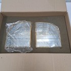 2 Vintage Glass Curio Cabinet Display Mirror Hanging Or Table Top New W box