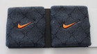 Nike Swoosh Singlewide Wristbands Adult Anthracite total Orange