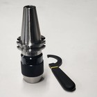 22403 Techniks Cat40 1 2  Capacity Keyless Drill Chuck  4  Gage Length   Wrench