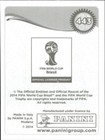 2014 Panini Fifa World Cup Sticker  443 Zvjezdan Misimovic Bosnia Herzegovina