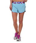 Asics Women Performance Run Distance Shorts  Natural Blue natural Blue Collage S