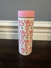 New Rare Starbucks X Roller Rabbit 16oz Pink Stainless Steel Tumbler Holiday Cup
