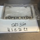 Super Stud Vintage 1970 s Metal License Plate Frame Nice