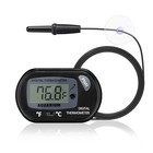 Digital Aquarium Thermometer Lcd Fish Tank Water Temp Gauge Reptile Terrarium
