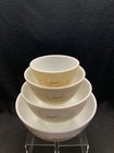 Htf Vintage Pyrex Forest Fancies Mushroom Mixing Bowl Set Of 4  401 402 403 404 