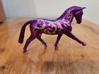 Breyer 2023 Christmas Swirls And Snowflakes Sr - Purple Glitter Dressage Sm