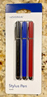 Insignia Stylus Pen - 3 Black  Red blue Universal Capacitive Touch Screen Pens